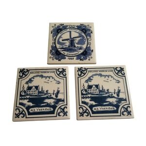 Holland America Line Cruise Ship Tiles MS Veendam & Statendam 1995